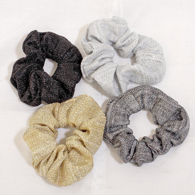 CloudPetals Organza Scrunchies for Women and Girls | Pack of 6 |