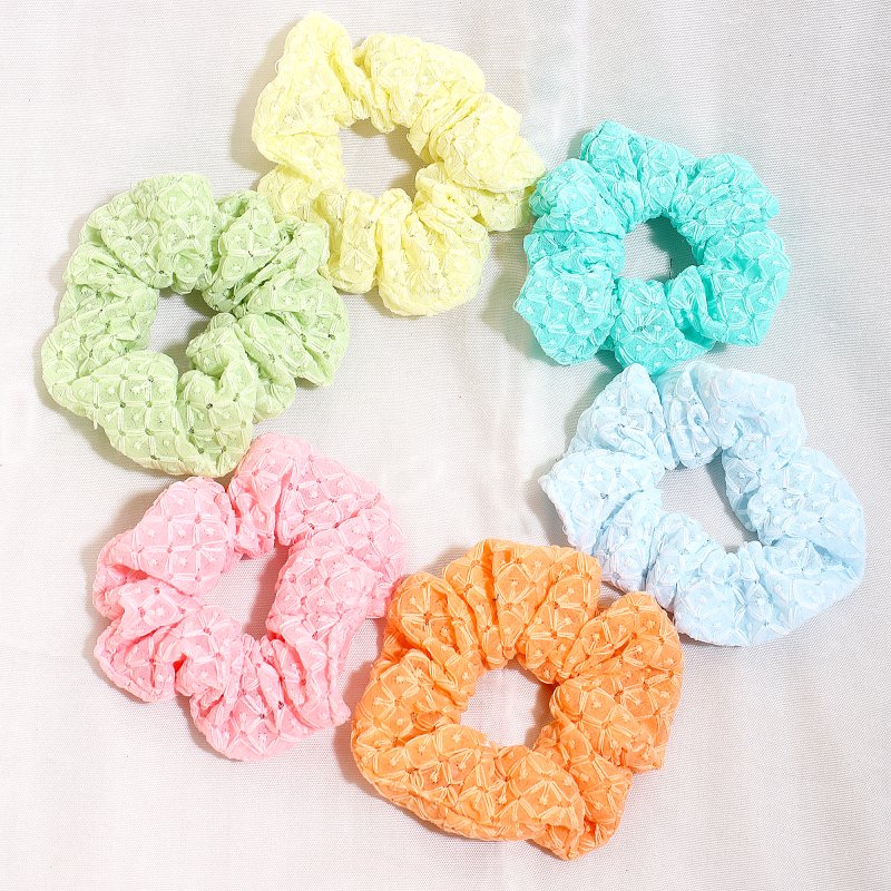 SoftPetal Hair Scrunchies for Women and Girls | Pack of 6 |
